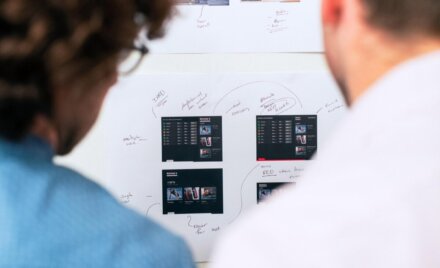 Graphic explaining the concept of a product backlog at Vollcom Digital.