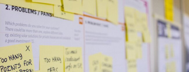 Grafik zur Erläuterung des Konzepts eines Scrum-Sprints bei Vollcom Digital.