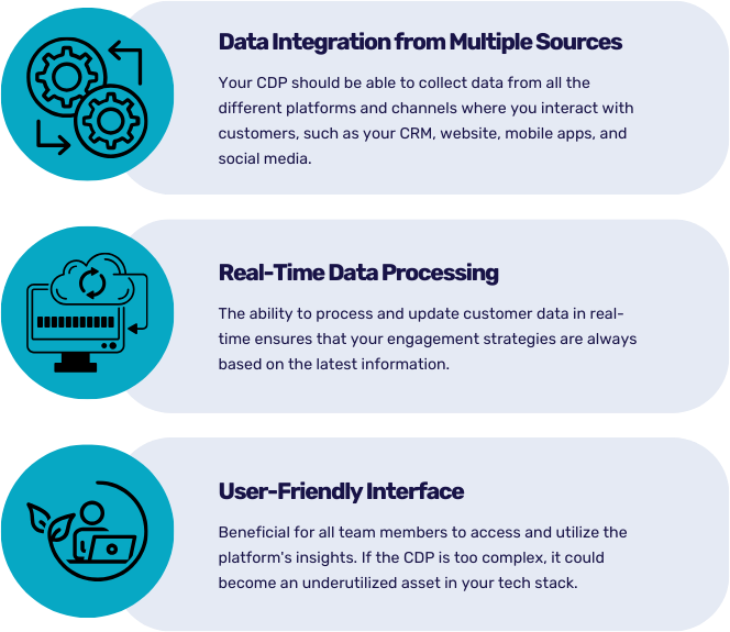 key features of a robust CDP